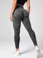 High Waist Seamless Yoga Pants for Women Quick Dry Running Gym Leggings Fitness Tights Leggings Athletic Workout Running Crops