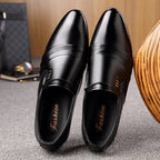 Mens Black Genuine Leather Cap Toe Lace Up Formal Business Office Groom Wedding Daily Wear Dress Shoes British Style Fashion