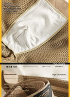 3PCS/Pack Fashion Ice Silk Knitted Plaid Boxers Breathable Comfort Mesh Crotch Underpants Super Soft High Elastic Men's Panties