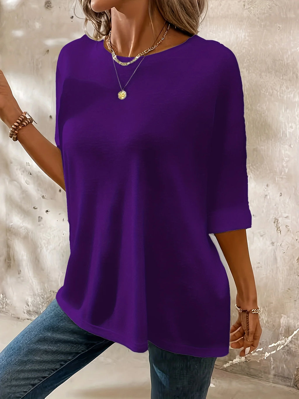 Plus Size Women's Oversized Casual T-Shirt Loose Fit Comfortable Everyday Top