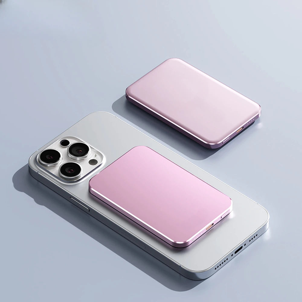 Portable Mini Powerbank Magnetic Wireless Power Bank 5000mAh PD20W Spare Battery Charger for MagSafe IPhone Samsung Xiaomi