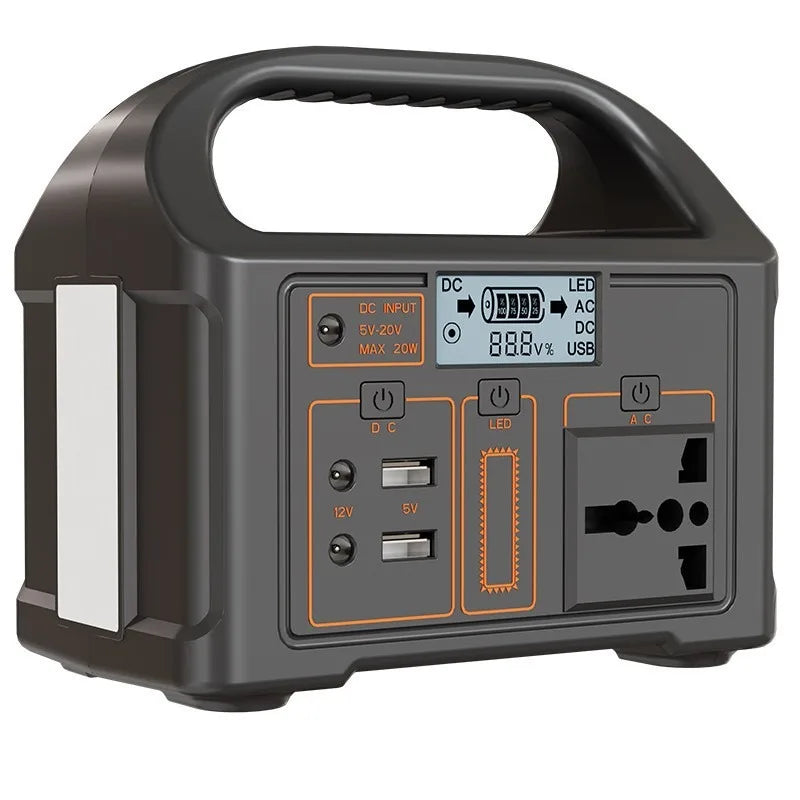 New 150W Portable Power Station Solar Generator 76.8Wh LiFePO4 Camping Charging Station 220V/110V Outdoor Mobile Power Bank