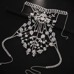 New Arrival Exaggerated Rhinestone Body Chain Fashion Evening Party Shiny Chest Chain Accessories Women Body Chain Jewelry