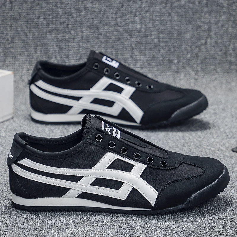 Design Canvas Mesh Shoes Men Casual Sneakers Flat Sports Shoes Walking Running Ligthweight Anti-skid Breathable Sale Promotion