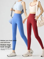 Women's Pockets Yoga Pants Cloud Touch Ice Silk Shark Leggings High Waist Tummy Control Butt Lifting Sports Leggings  Running