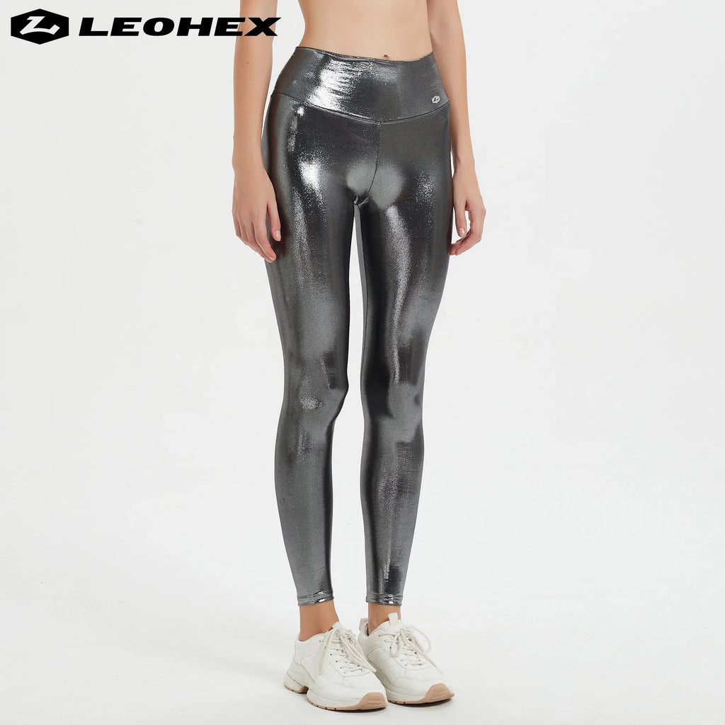 LEOHEX High Waist Yoga Leggings for Women, Breathable Fitness Running Pants, Workout Gym Sports Trousers