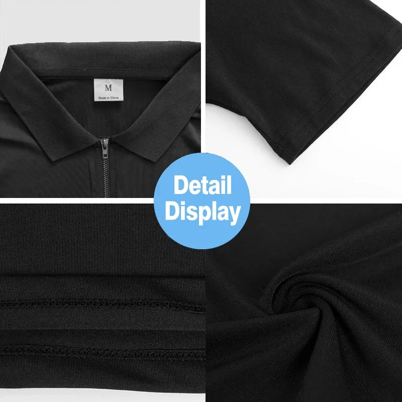 Plain Compression Tight Milk Silk Shirts Summer Quick Dry Short Sleeve Polo Shirts Gym Fitness Trainning Bodybuilding Clothing