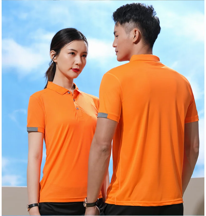 ZXL Quick-drying Sports Polo Shirt Custom Logo  Company Brand Design Print Embroidery Breathable Lapel Short Sleeve Polo Shirts
