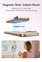 TELESIN Magnetic Phone Selfie Monitor Screen Vlog Selfie For iPhone Android Iphone Wireless Remote for MagSafe ZOOM Control