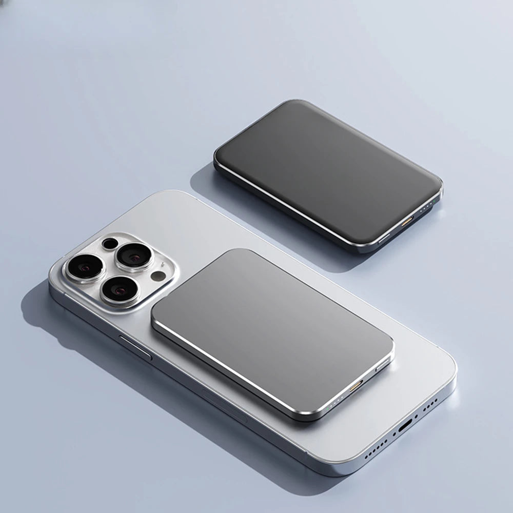 Portable Mini Powerbank Magnetic Wireless Power Bank 5000mAh PD20W Spare Battery Charger for MagSafe IPhone Samsung Xiaomi