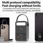 80000mAh Power Bank PD 35W Large Capacity QC 22.5W Fast Charge  Metal Portable Spare Auxiliary Battery With LCD Powerbanks Pack