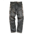 Japan Style KAPITAL 24SS Classic Rivet Set Diamond Casual Cowboy Gemstone Craft Men Jeans Pants
