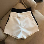 Women Sexy Shorts Mooyufon Black Shorts Women Harajuku Elegance High Waisted Shorts A Line Slim Casual Hot Girl Straight Pants