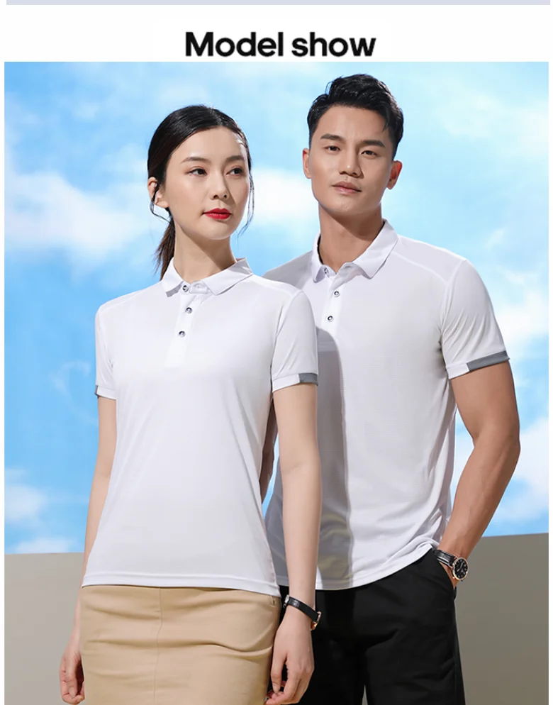 ZXL Quick-drying Sports Polo Shirt Custom Logo  Company Brand Design Print Embroidery Breathable Lapel Short Sleeve Polo Shirts