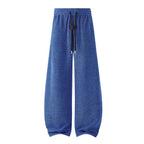 Men's Mesh Jogger Pants Wide Leg Drawstring Elastic Waist Baggy Curved Sweatpants Athletic  Relaxed Fit Casual Lantern Pants