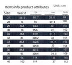 Men's Denim Pants Are Worn Washed Embroidered Smple Straight and Slim Fit With Small Legs