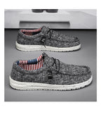 Men Shoes Casual Canvas Loafers Shoes Light Breathable Flats Leisure Male Vulcanized Shoes Walking Sneakers Plus Size 39-46