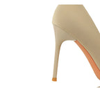 Banquet Fashion Metal Toe High Heels Women's Pointed Toe Shallow Mouth Thin Heels Women's Shoes Temperament Single Shoes