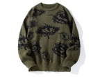 Autumn Winter Men's O-Neck Sweater Casual Men Warm Cashmere Knitted Pullover Men Classic Loose Knitwear Sweaters Clothing