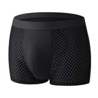 4PcsLot Men's Ice Silk Pantie Underpant Shorts Breathable Underwear Men's Panties Antibacterial Ultrathin Shorts Plus Size L-5XL