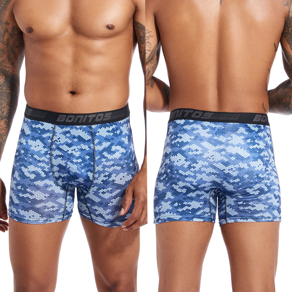 5pcs Boxers Men's Panties Breathable Boxer Shorts Men Underwear Polyester Underpants for Man High Quality Male Trunks