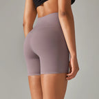 Seamless Yoga Shorts Women Fitness Shorts Running Cycling Shorts Breathable Sports Leggings High Waist Workout Gym Shorts