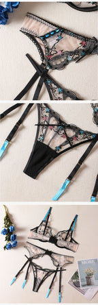 Women's Sexys Lingerie Woman Senxual Lingeries Sets Sexy Outfit Romantic Lingeries Set for Woman Hot Lingerieset Dames Lace Bra