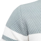 New Autumn Pullover Men's Sweater O-neck Patchwork Long Sleeve Warm Slim Sweaters Men Casual Fashion Sweater Men Clothing