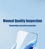 3 Pieces Tempered Glass for iPhone 17 16 15 14 13 12 11 Pro Max Screen Protector for iPhone 17E 16E 12 13 Mini Film with Black Edge