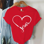 Unisex Fashion Clothing Jesus T Shirts Faith T Shirts God T Shirts Christian Shirts Gifts for Christians Women's Shirt