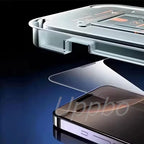 4Pcs Screen Protector For iPhone 17 16 Pro Max 15 11 13 14 12 XR X Xs 7 8 Plus SE 6 Easy Installation Tempered Glass Film