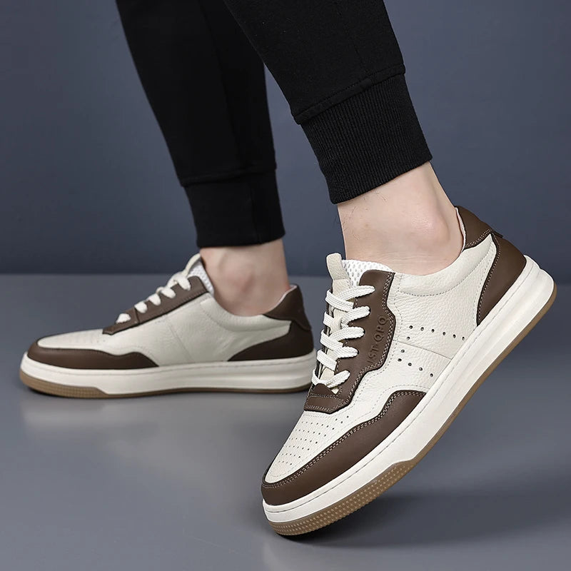 Men's fashion casual shoes four season soft-sole non-slip breathable outdoor walking shoes youth lightweight sports running shoe