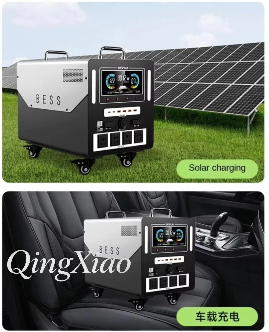 Large Capacity Portable Power Station 220V High Power Outdoor Camping Emergency Backup Power Supply For Home And Travel