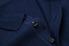Men's 100% Mink Cashmere Large Size Sweaters Autumn Winter Solid POLO-neck Casual Knit Pullovers Long Sleeve Warm Jumper to
