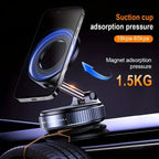 For Magsafe Phone Holder Vacuum Magnetic Car Holder For iPhone 17 Pro Max 16 Smartphone Stand Desktop Bracket Dashboard Holder