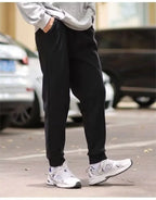 Mens Joggers Pants Summer Streetwear Oversized Black Loose Fit Casual Trousers Plus Size Elastic Waist Baggy Sweatpants Male