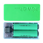 Portable Power Bank for 18650 Battery 2 Slot Charger Case Cover DIY Mobile Storage Box General Charger