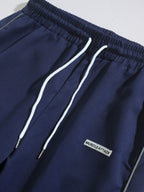Men's Casual Sweatpants Solid Color Sports Pants Summer Autumn Lightweight Cargo Trousers High Street Loose Straight Trousers