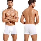 3pcs White Cotton Underwear For Man Boxers Soft Sexy Men's Panties Letter Elastic Band Boxer Short Men Underpants Print Trunks