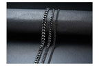 Vnox 3-7mm Cuban Chain Necklaces for Men Women, Stainless Steel Miami Curb Links Chain, Basic Cool Boy Collar