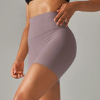 Seamless Yoga Shorts Women Fitness Shorts Running Cycling Shorts Breathable Sports Leggings High Waist Workout Gym Shorts