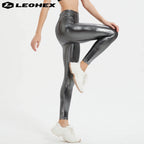 LEOHEX High Waist Yoga Leggings for Women, Breathable Fitness Running Pants, Workout Gym Sports Trousers