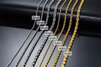 Casual Punk Rope Long Chain Necklace for Men Women,Silver Gold Color Stainless Steel Twisted Chain Collars,Hiphop Jewelry Gift