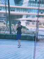 New blue high heels, socialite edition, customized sexy patent leather slim heel plus size women's single shoes