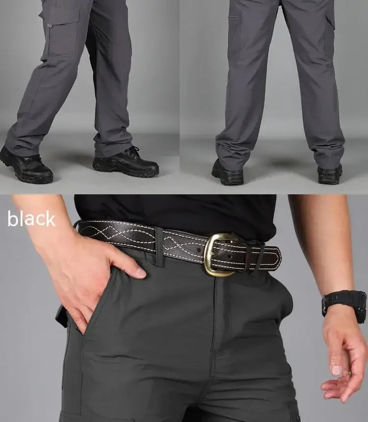 Asian size Mens Summer Tactical Cargo Pants Army Military Style Streetwear Jogger Hiking Trekking Mountain Work Casual Trousers