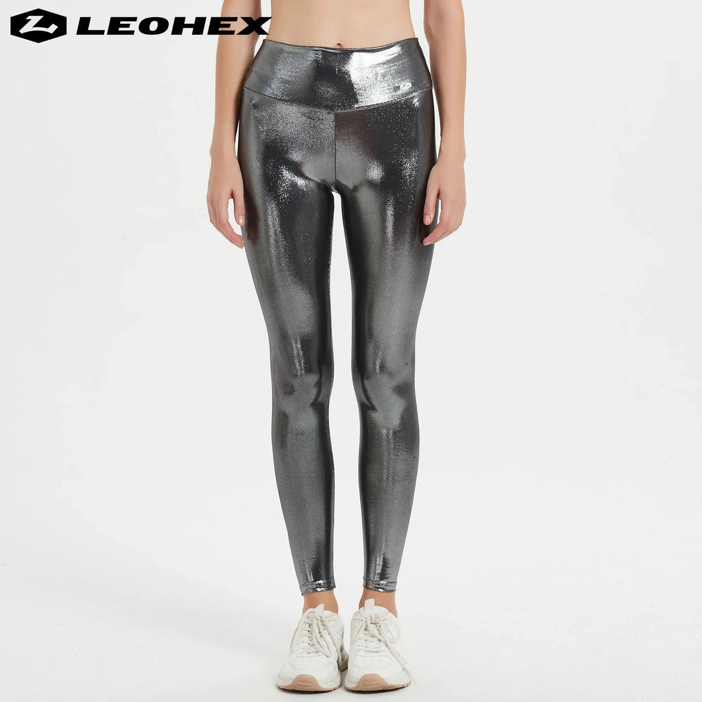 LEOHEX High Waist Yoga Leggings for Women, Breathable Fitness Running Pants, Workout Gym Sports Trousers