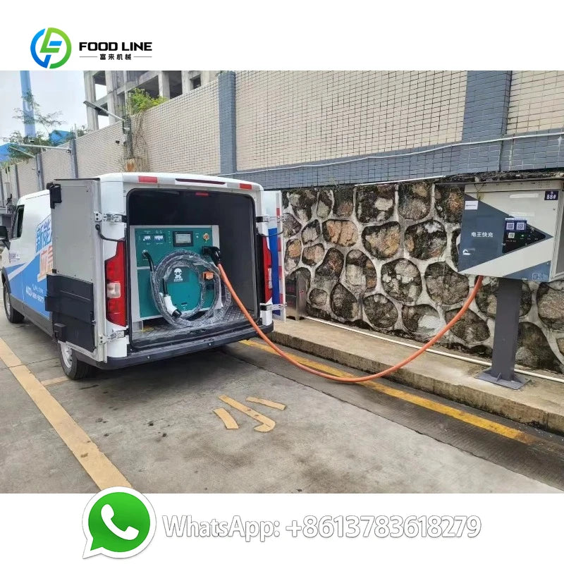 Portable Battery Charging Station 65kWh Fast Charger EV DC Charging Powerbank Energy Storage Mobile Emergency Customized
