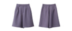 Amii Women's Shorts 2026 Summer New Commuter Versatile Pleated Loose Pants Women's Wide-leg Casual Five-point Pants 12622017