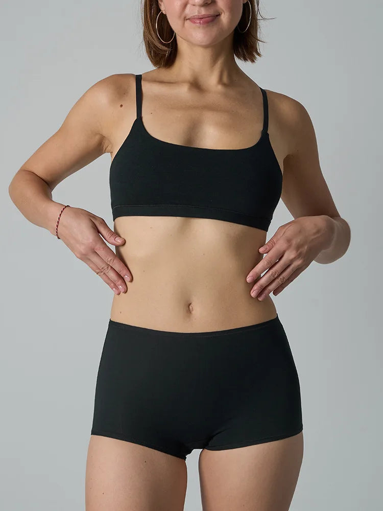 Cotton Bralette Seamless Breathable Underwears Lingerie Sets for Women's Fitness Sports Bras Panties Ladies No Bra Pad Intimate