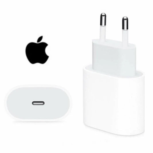 Original 20W USB-C Power Adapter For iphone 17 16 15 14 13 mini Pro Max Type C fast charger for Apple Cable for iPhone 12 Plus